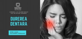 Totul despre durerea dentara- tratamente eficiente DAVINCI dental clinic